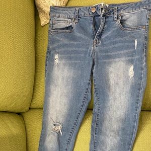 Baja ankle skinny jeans